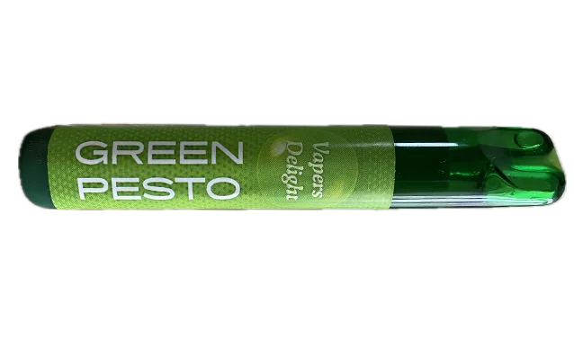 A vape labelled Cool Green Pesto