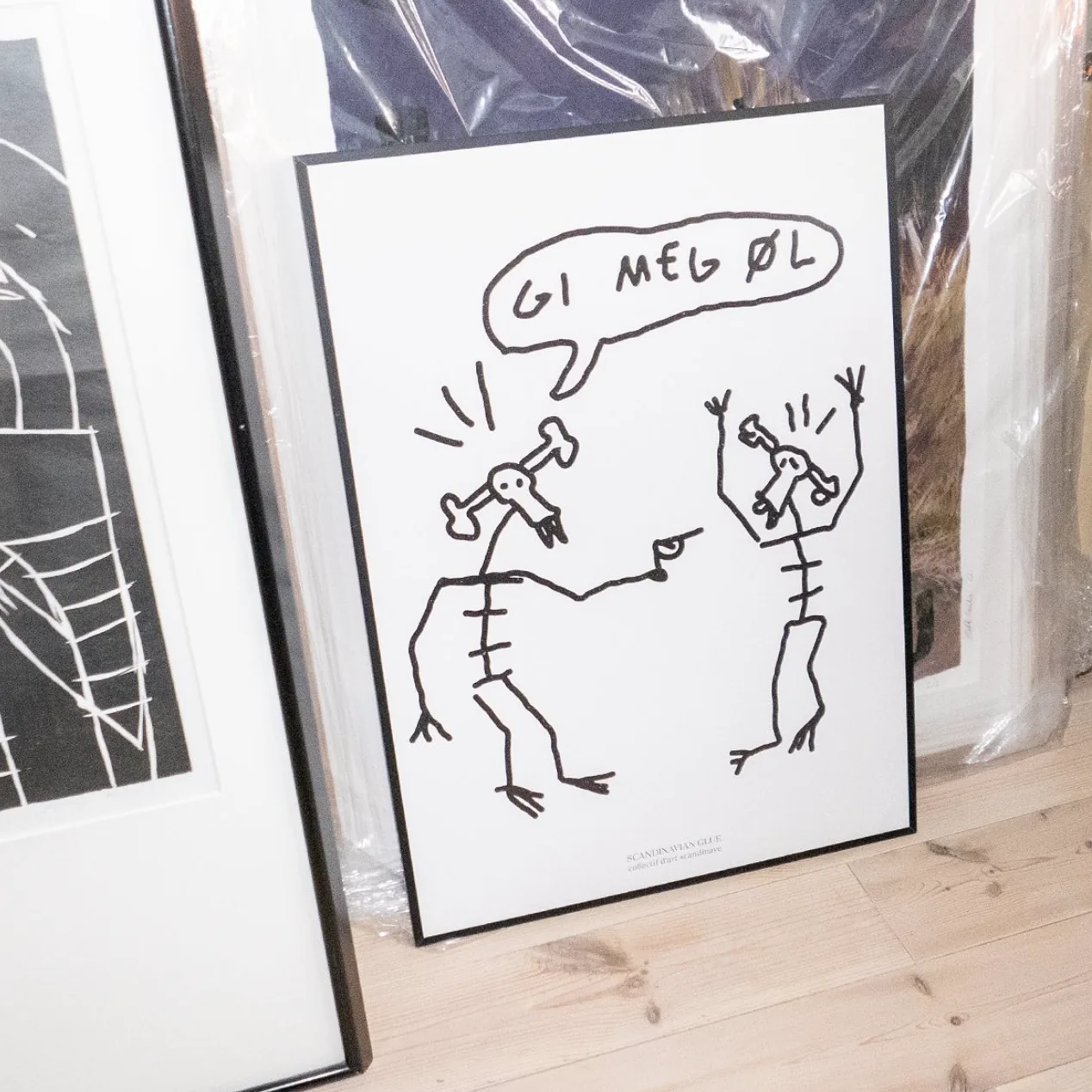 Scandinavian Glue poster